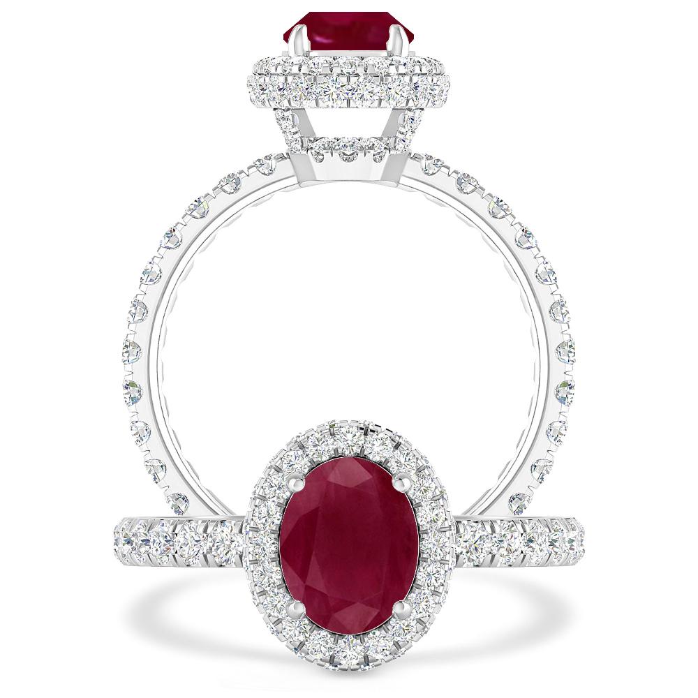 White Gold - Ruby