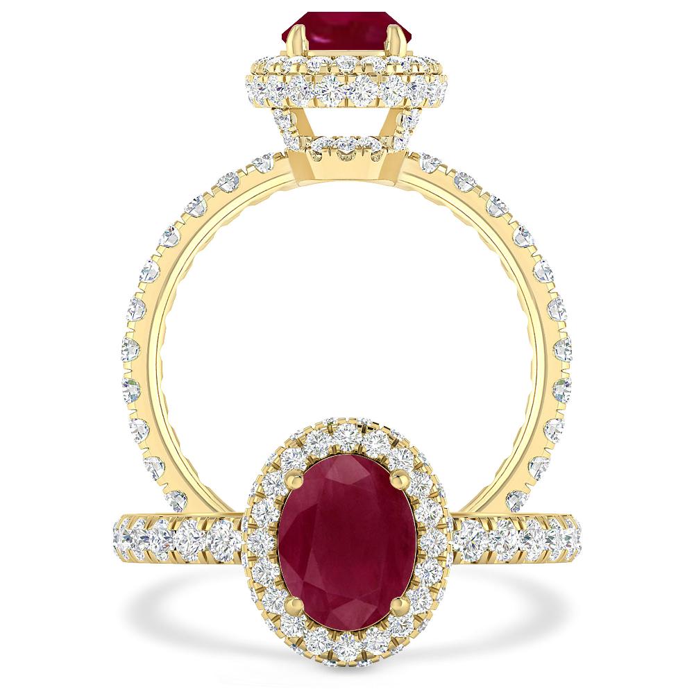 Yellow Gold - Ruby