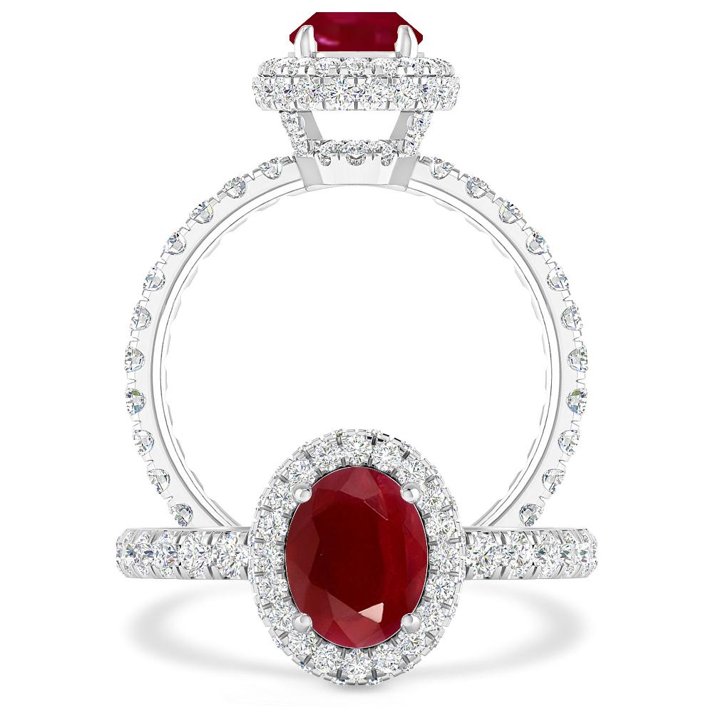 White Gold - Ruby