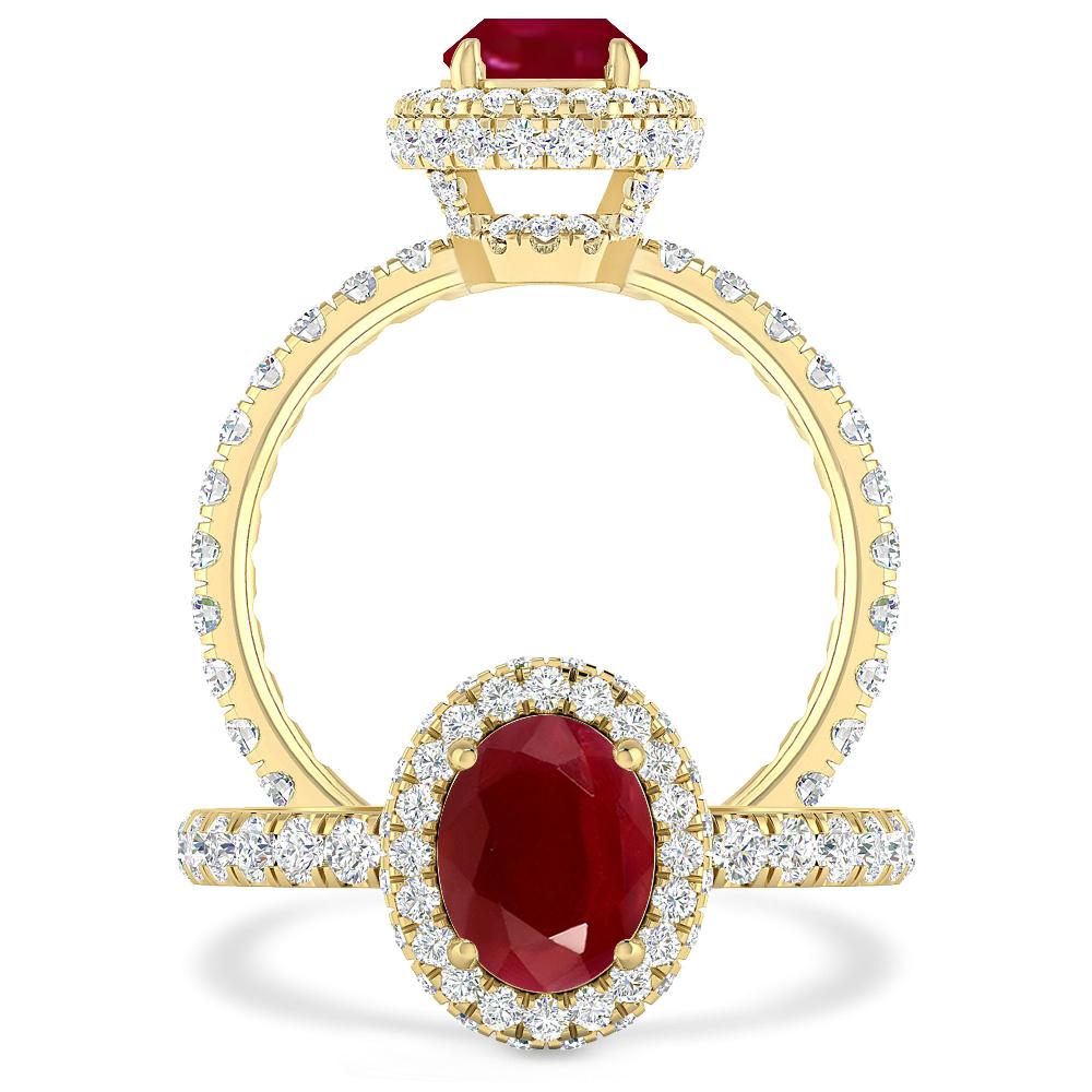 Yellow Gold - Ruby