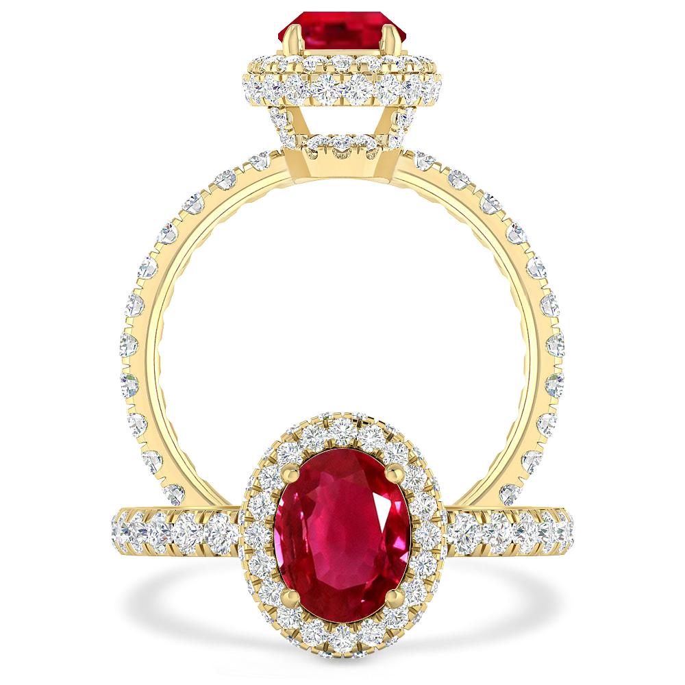 Yellow Gold - Ruby