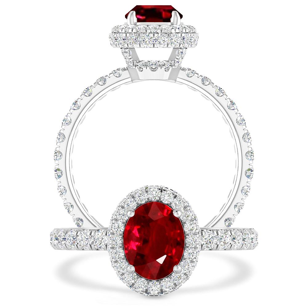 White Gold - Ruby