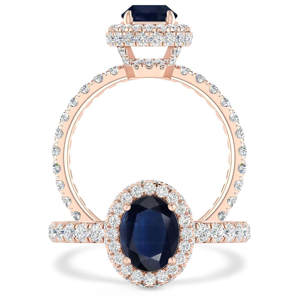Rose Gold - Sapphire