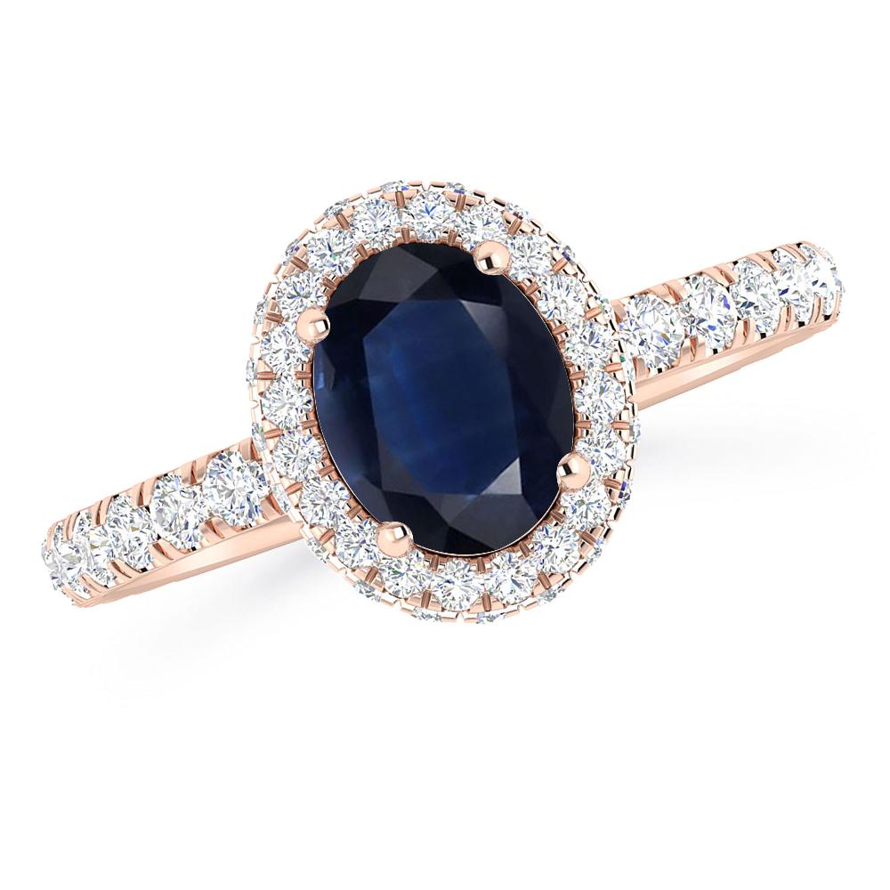 Rose Gold - Sapphire