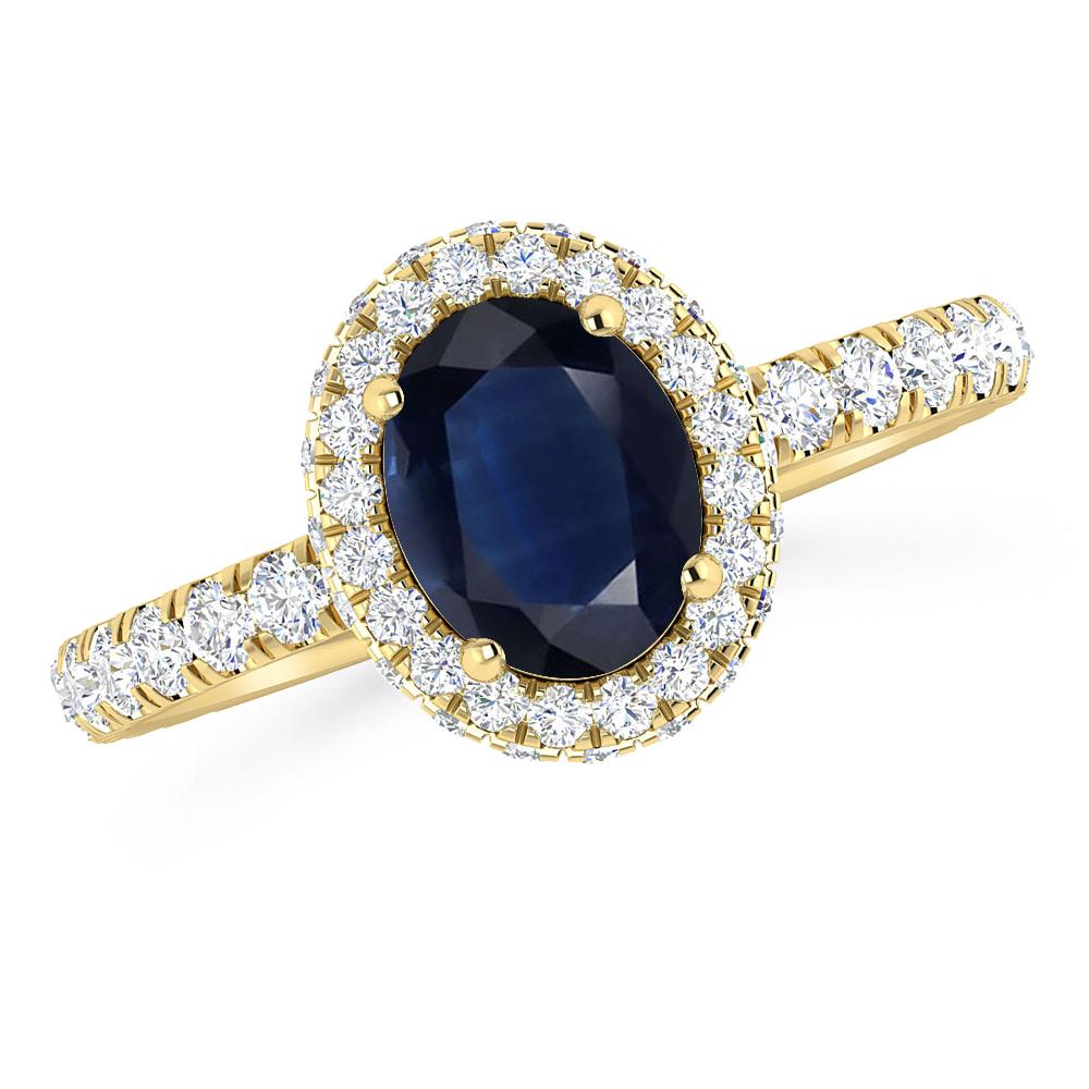 Yellow Gold - Sapphire