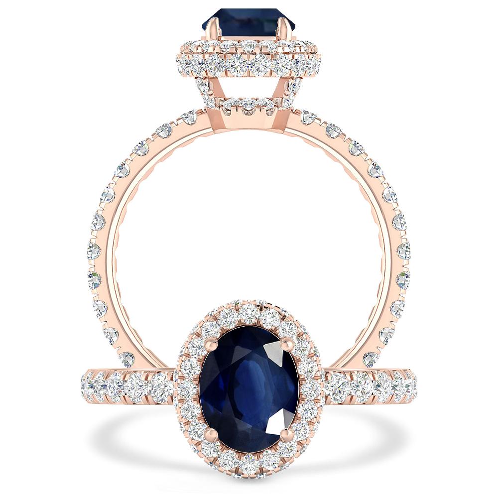 Rose Gold - Sapphire