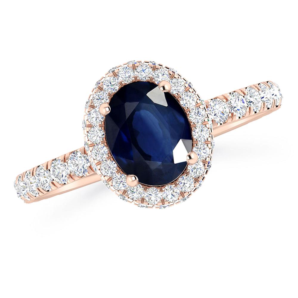 Rose Gold - Sapphire