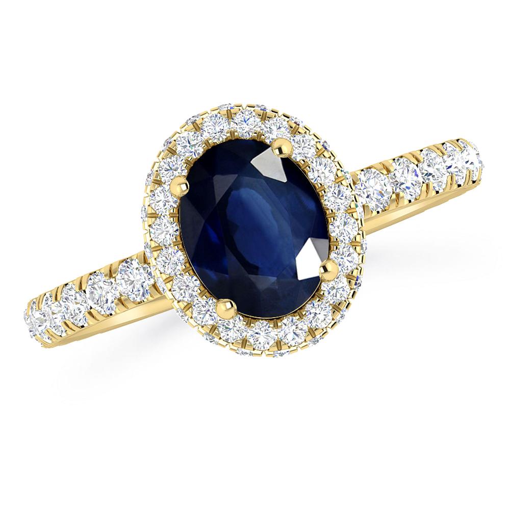 Yellow Gold - Sapphire