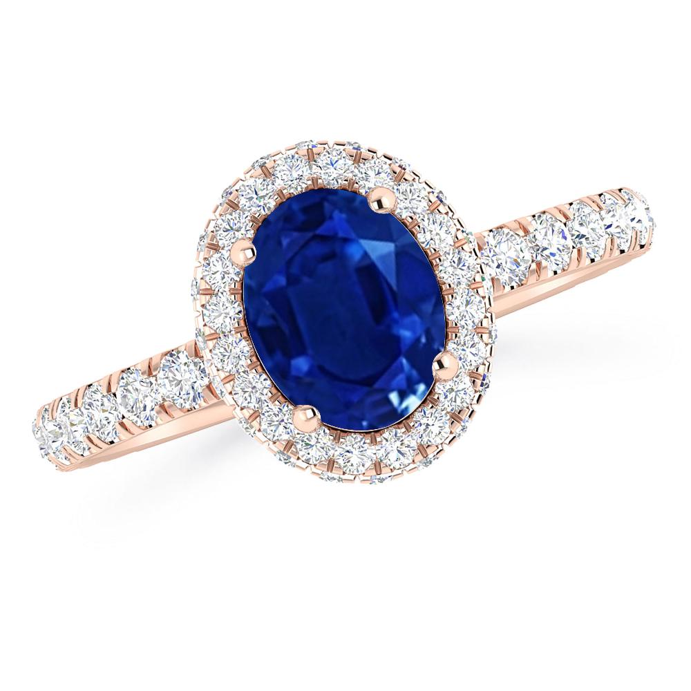 Rose Gold - Sapphire
