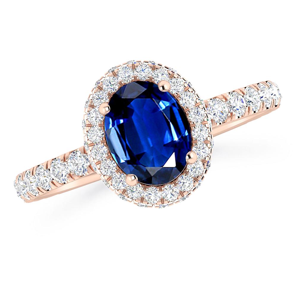 Rose Gold - Sapphire