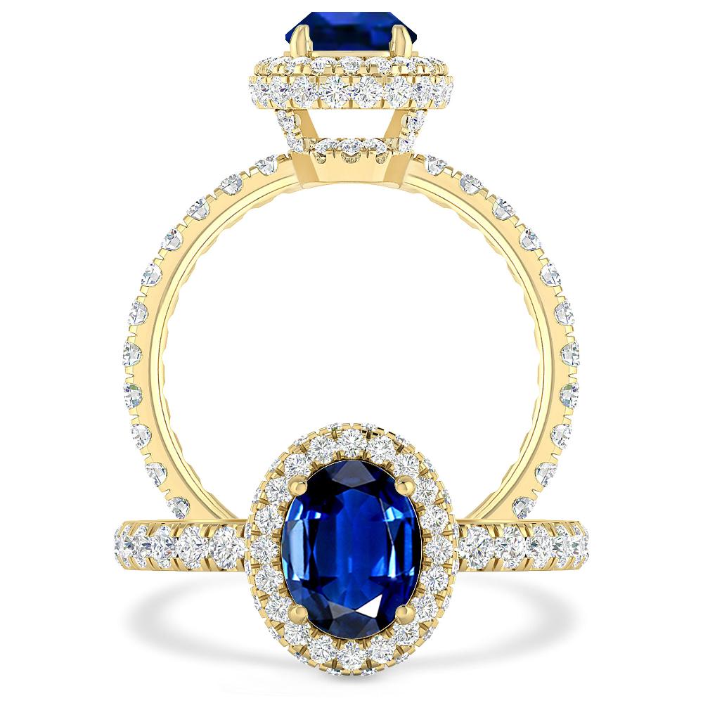Yellow Gold - Sapphire