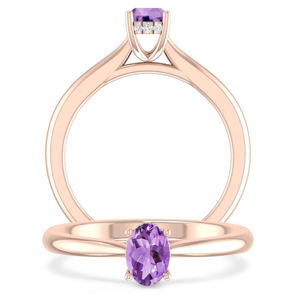 Rose Gold - Amethyst