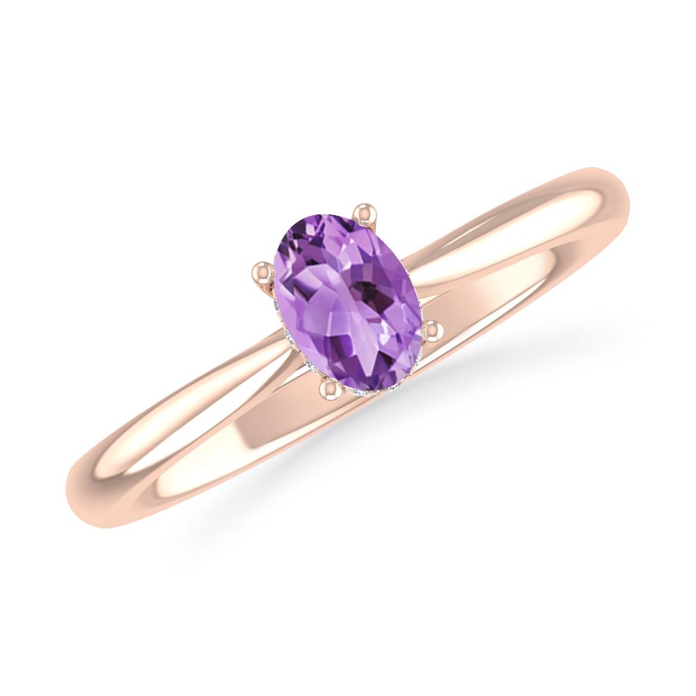 Rose Gold - Amethyst