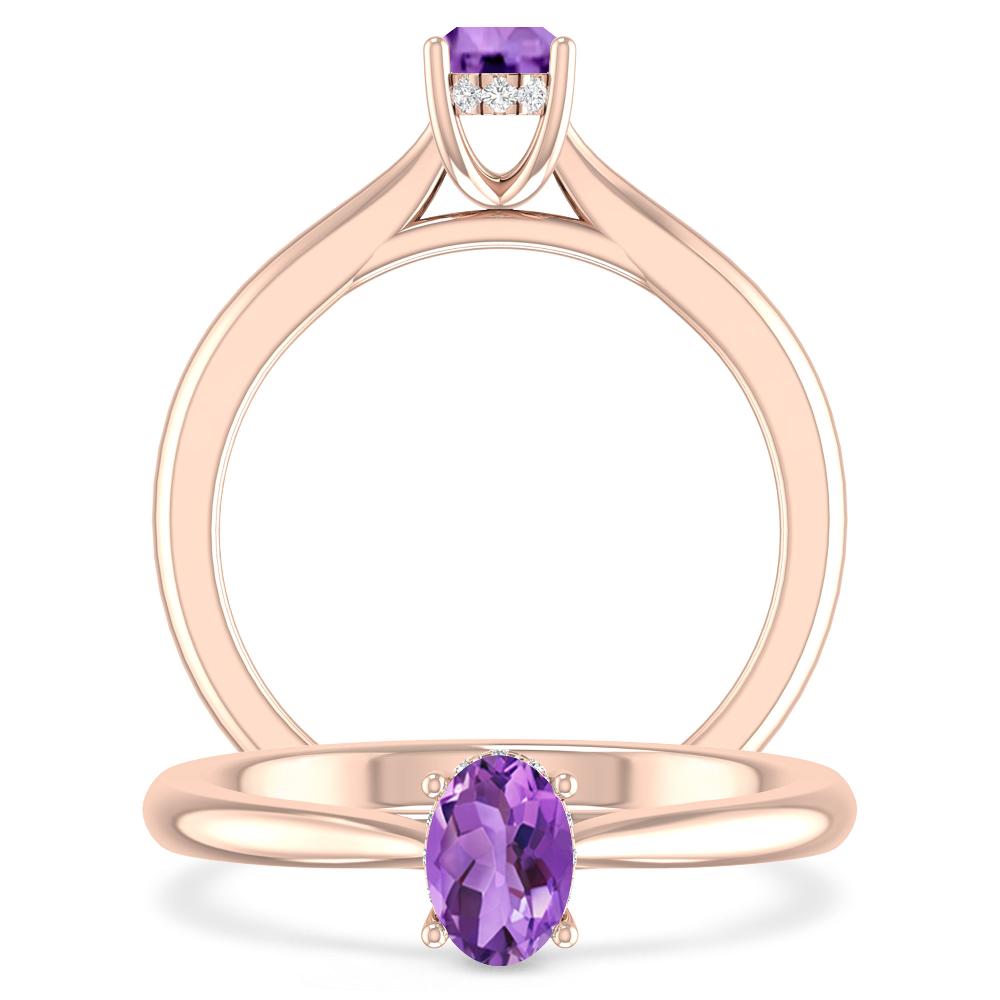 Rose Gold - Amethyst