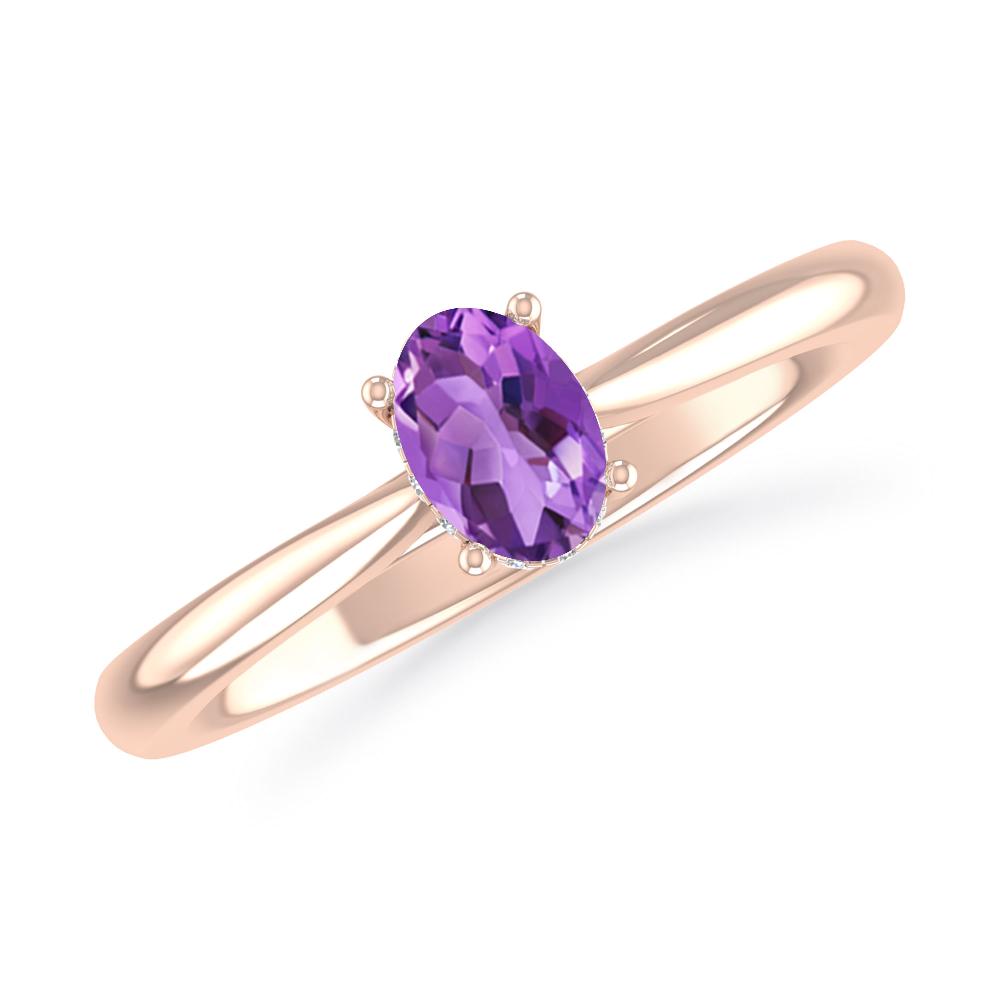 Rose Gold - Amethyst