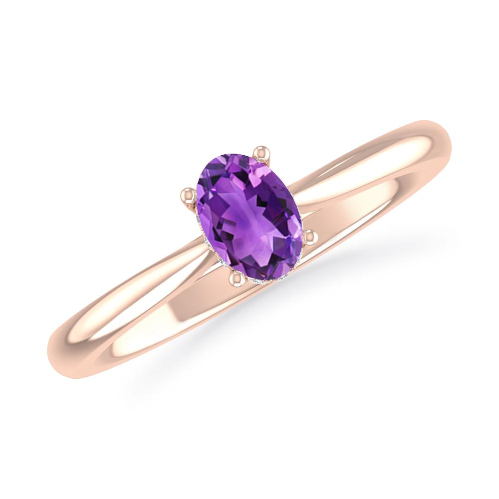 Rose Gold - Amethyst