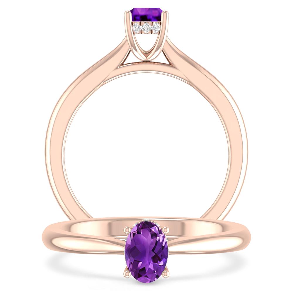Rose Gold - Amethyst