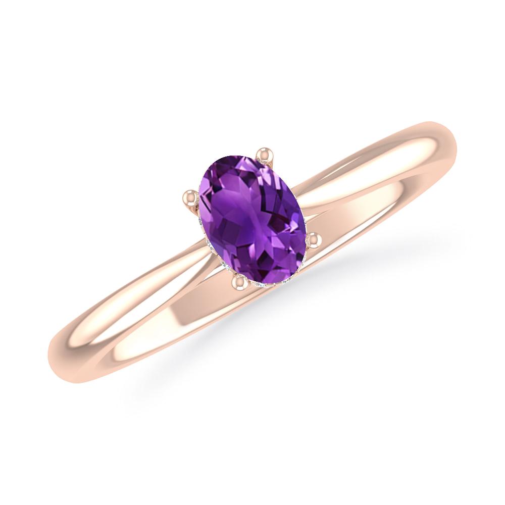 Rose Gold - Amethyst