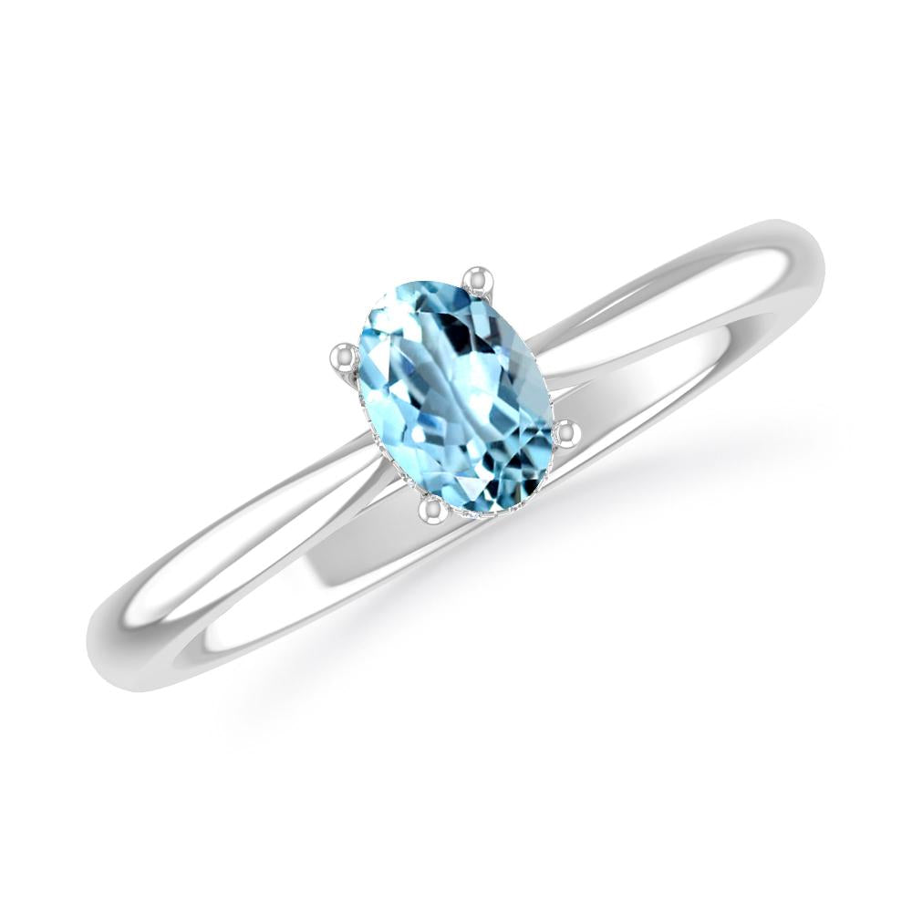 White Gold - Aquamarine