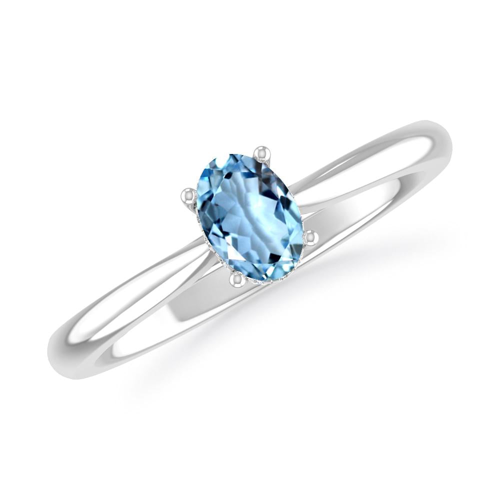 White Gold - Aquamarine