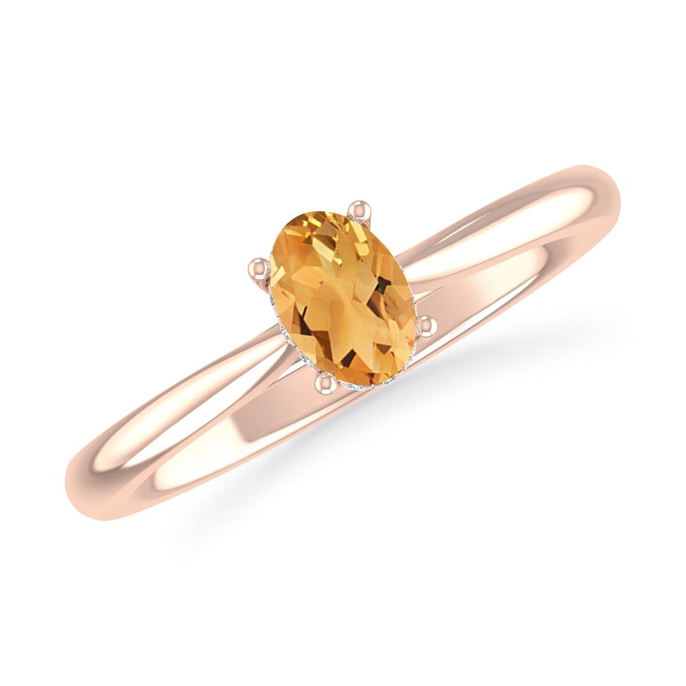 Rose Gold - Citrine