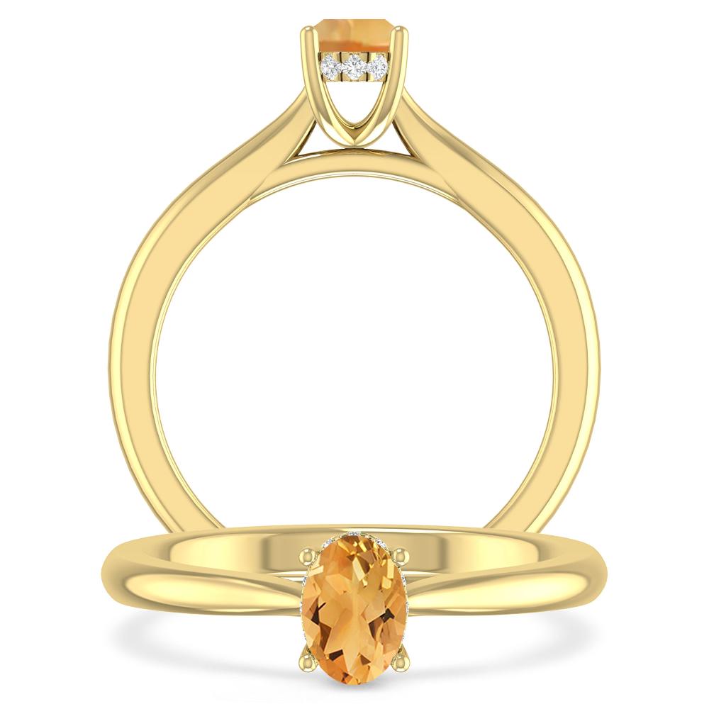 Yellow Gold - Citrine