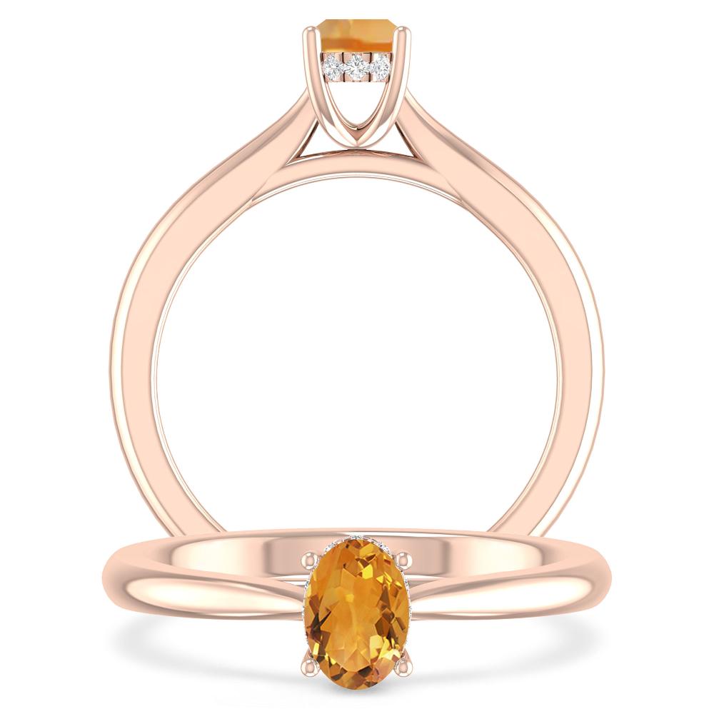 Rose Gold - Citrine
