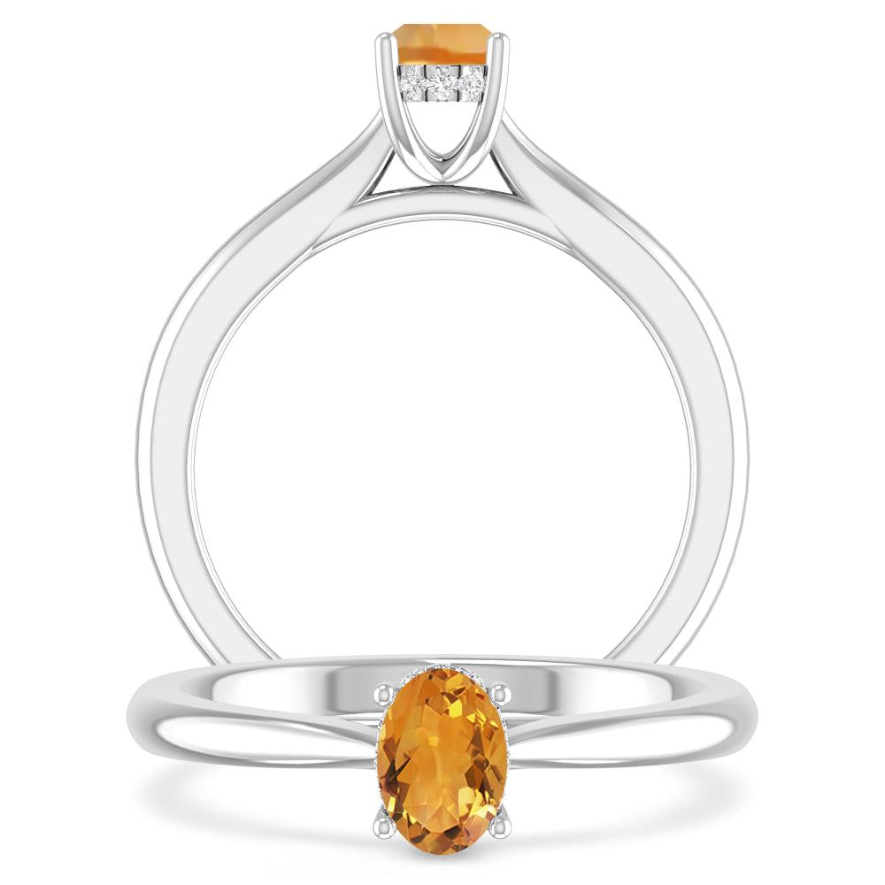 White Gold - Citrine