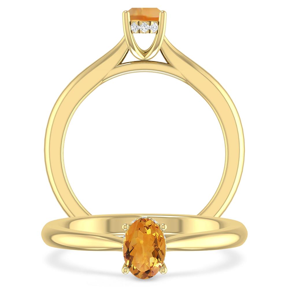 Yellow Gold - Citrine