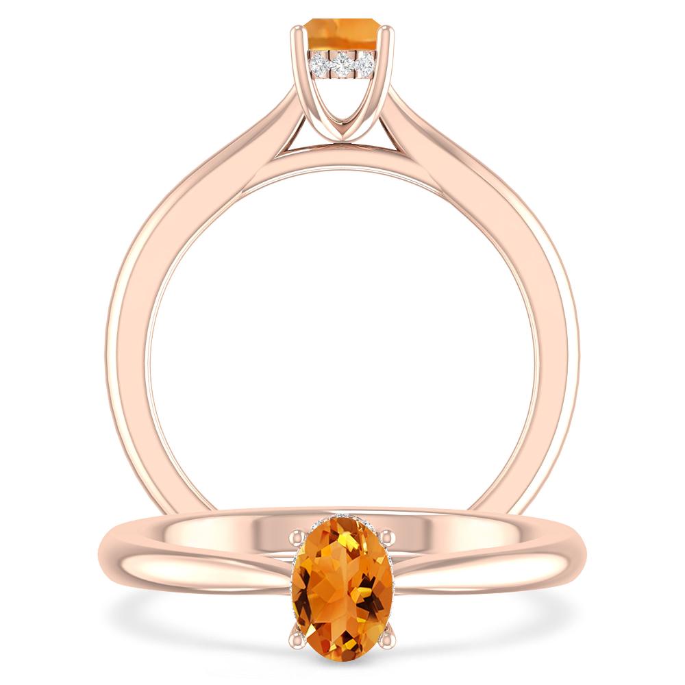 Rose Gold - Citrine