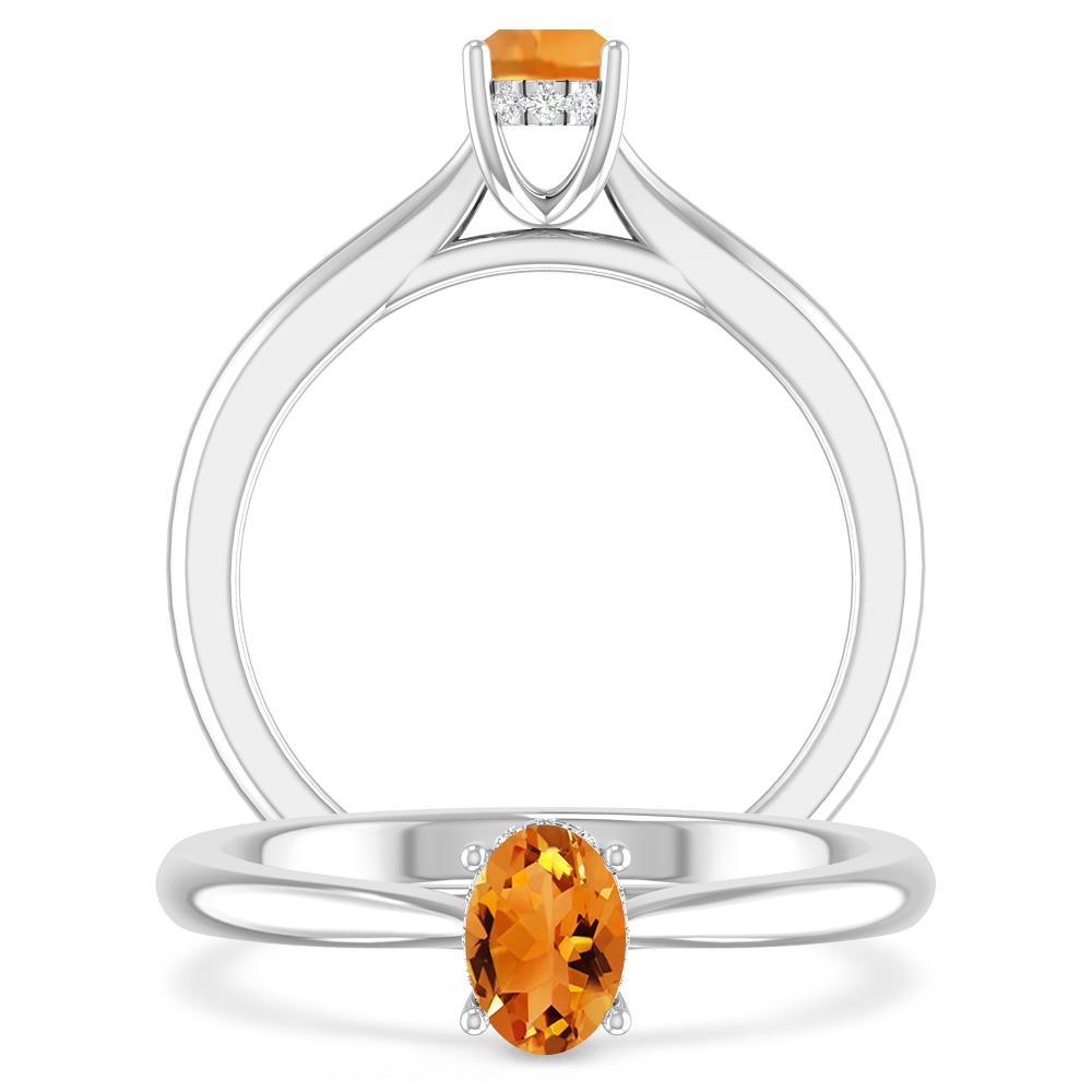 White Gold - Citrine