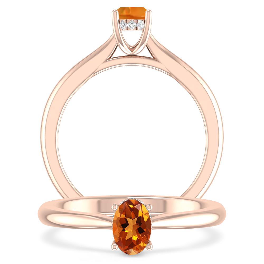 Rose Gold - Citrine