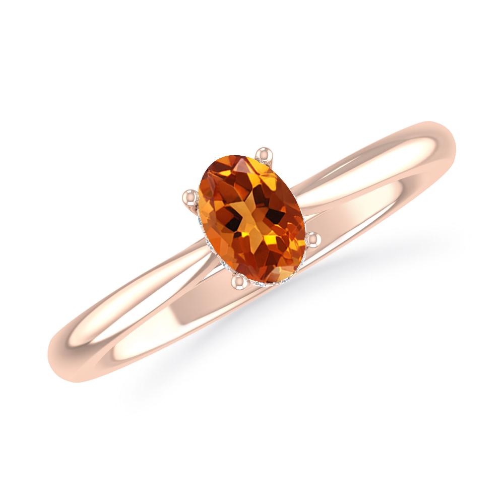 Rose Gold - Citrine
