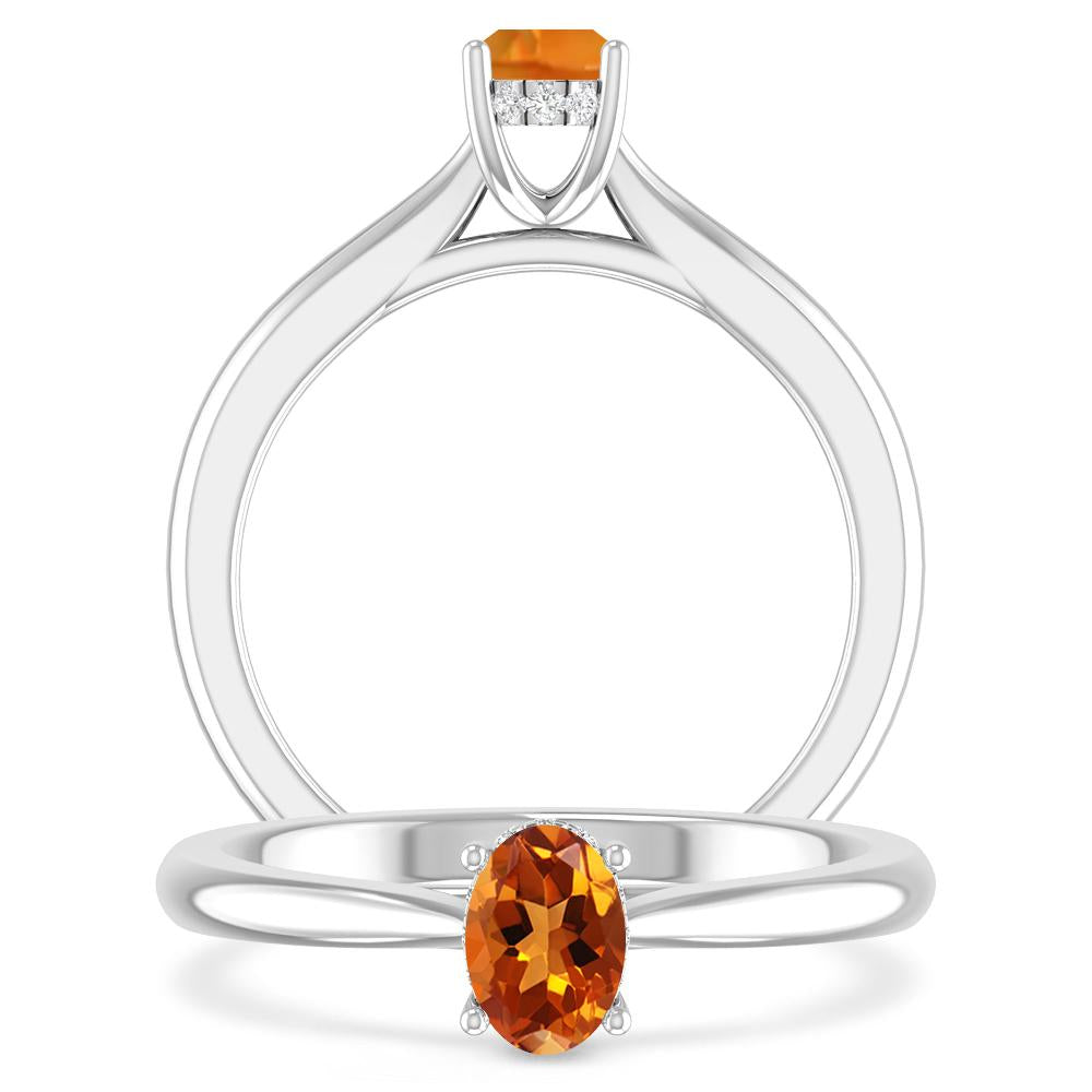 White Gold - Citrine