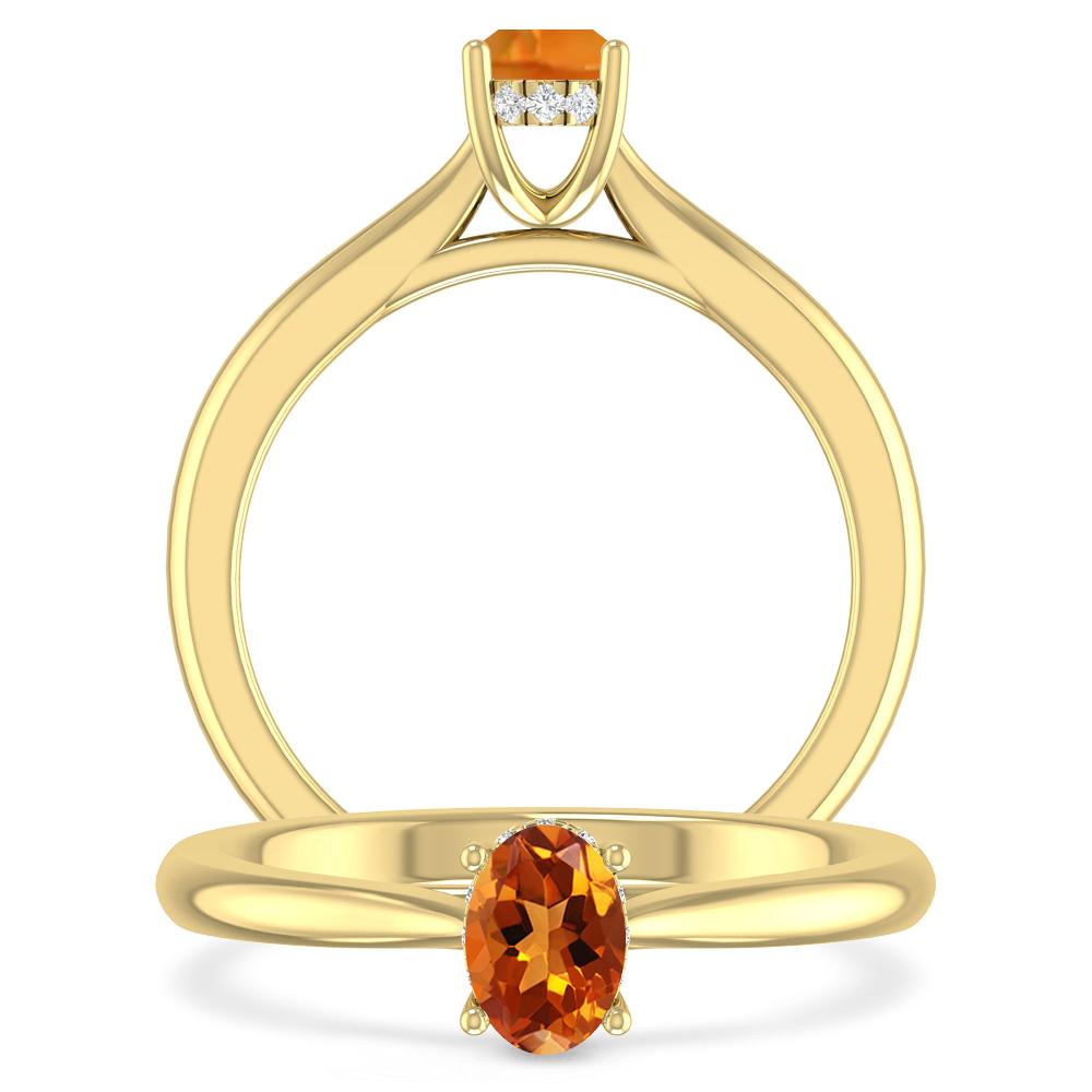 Yellow Gold - Citrine