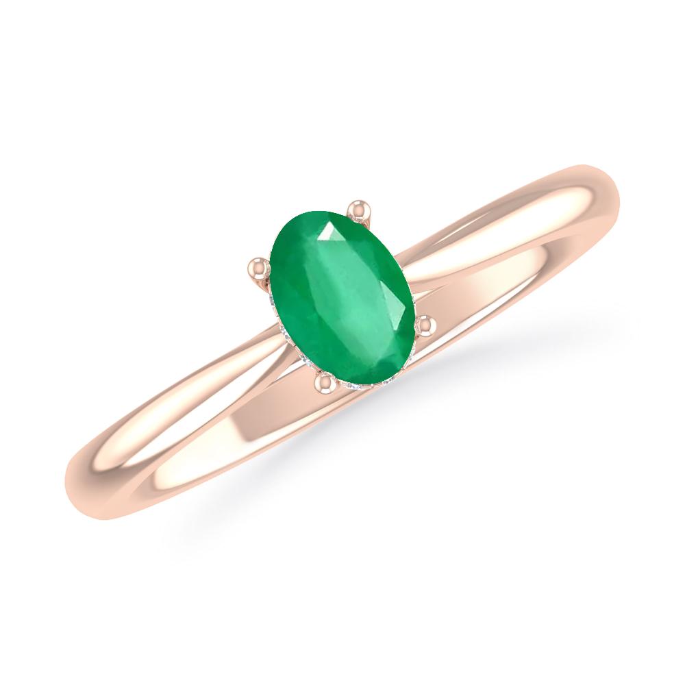 Rose Gold - Emerald