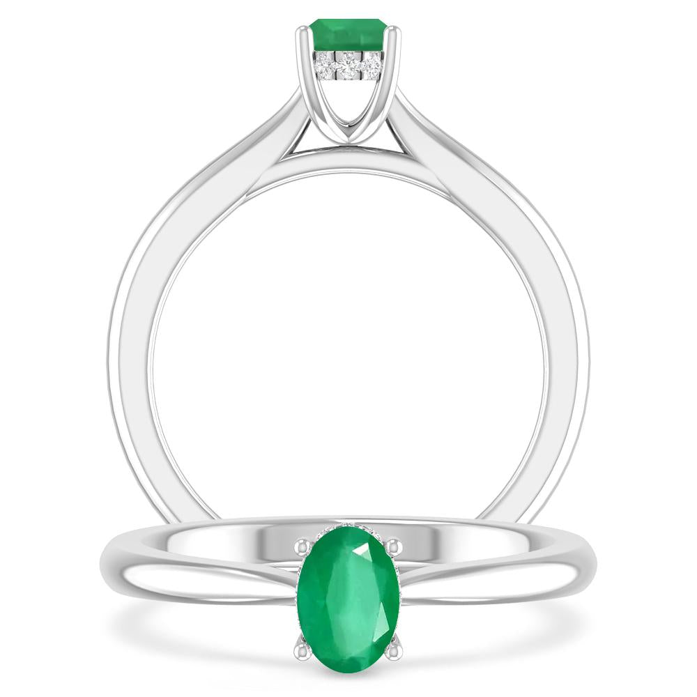 White Gold - Emerald