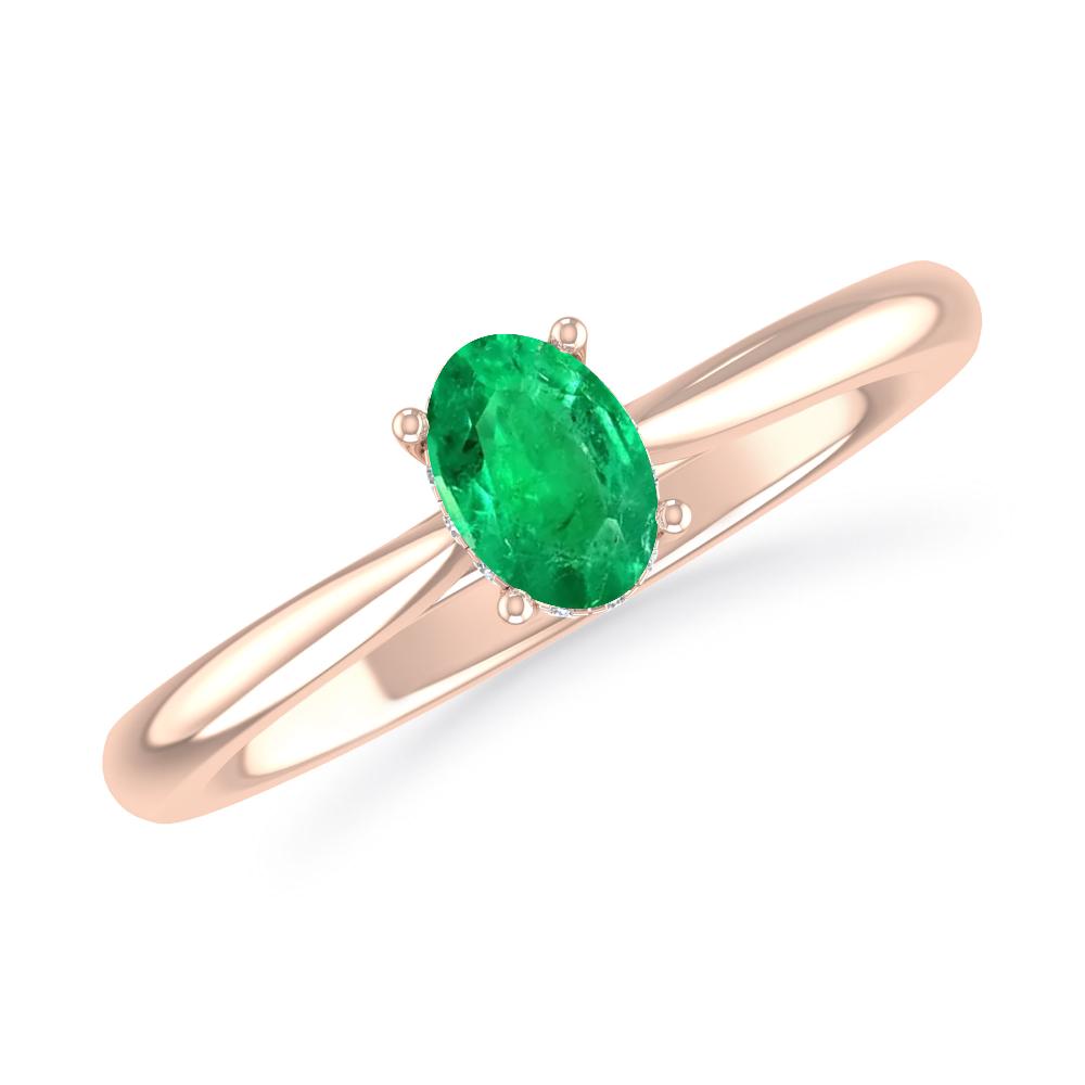 Rose Gold - Emerald