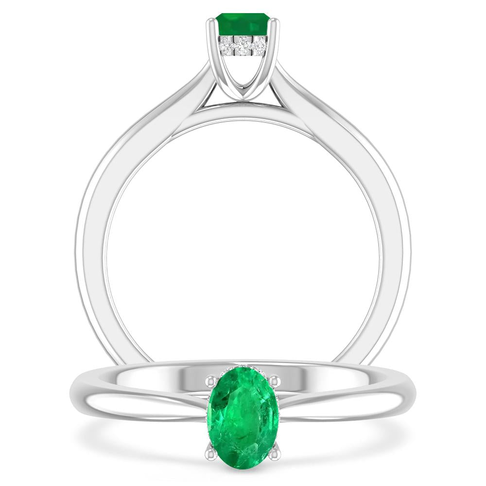 White Gold - Emerald