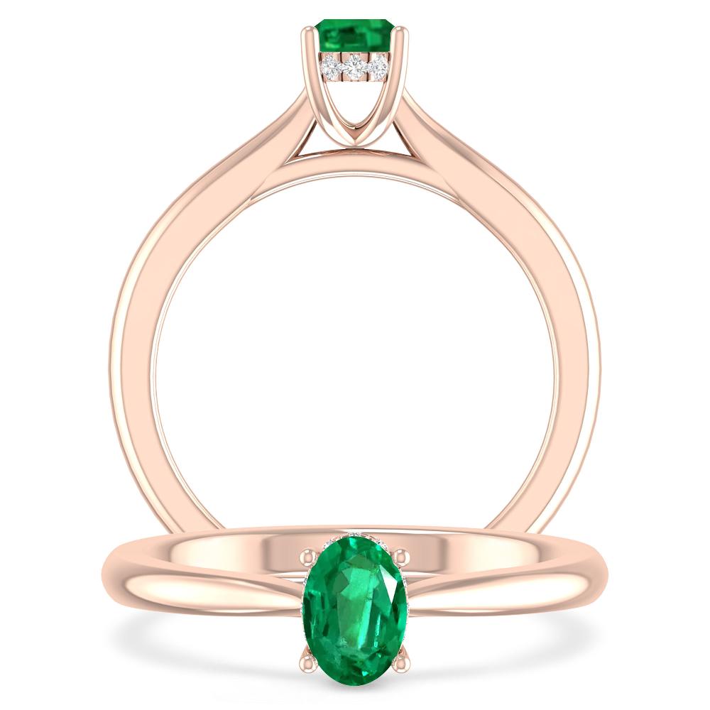 Rose Gold - Emerald