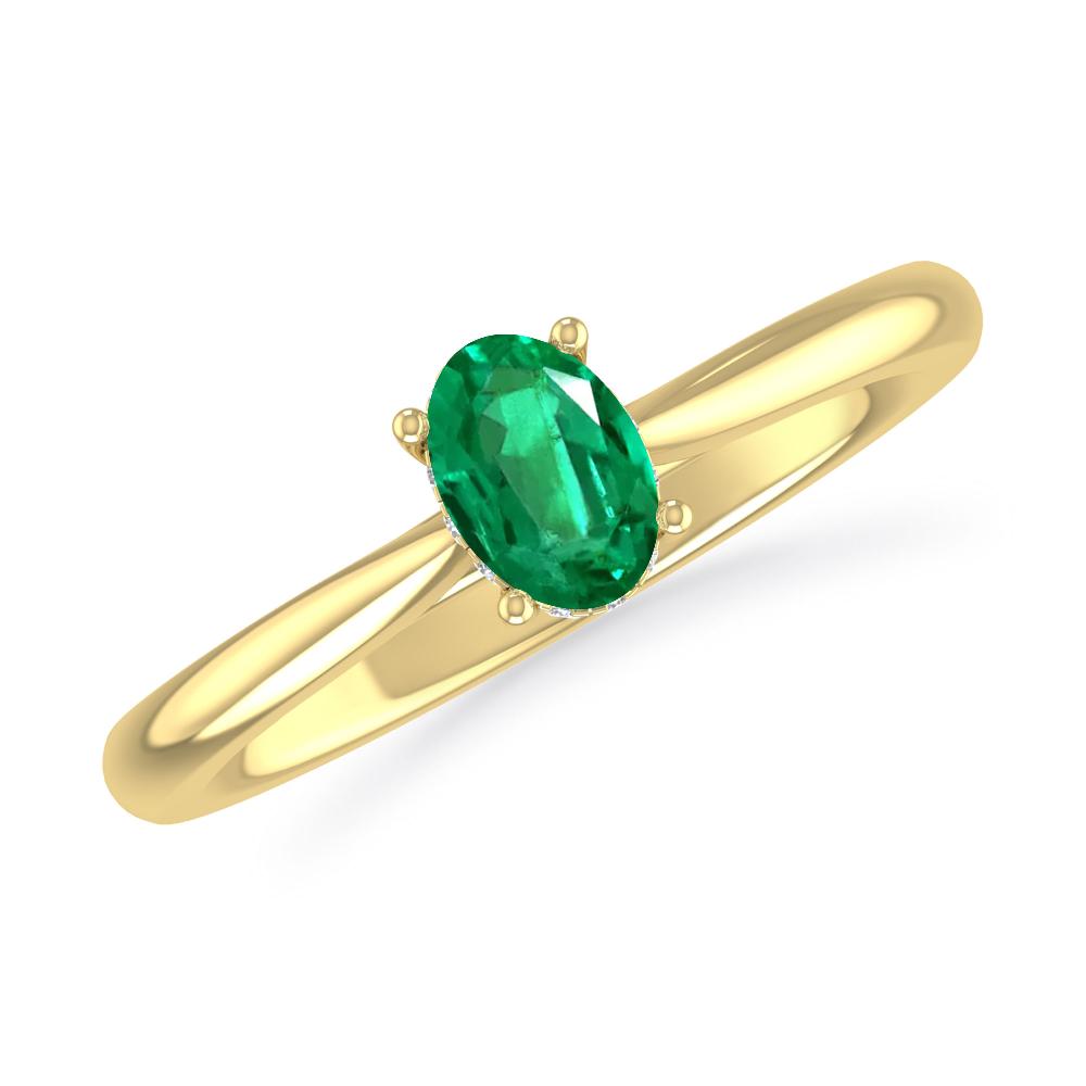 Yellow Gold - Emerald