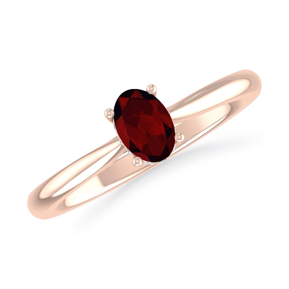 Rose Gold - Garnet