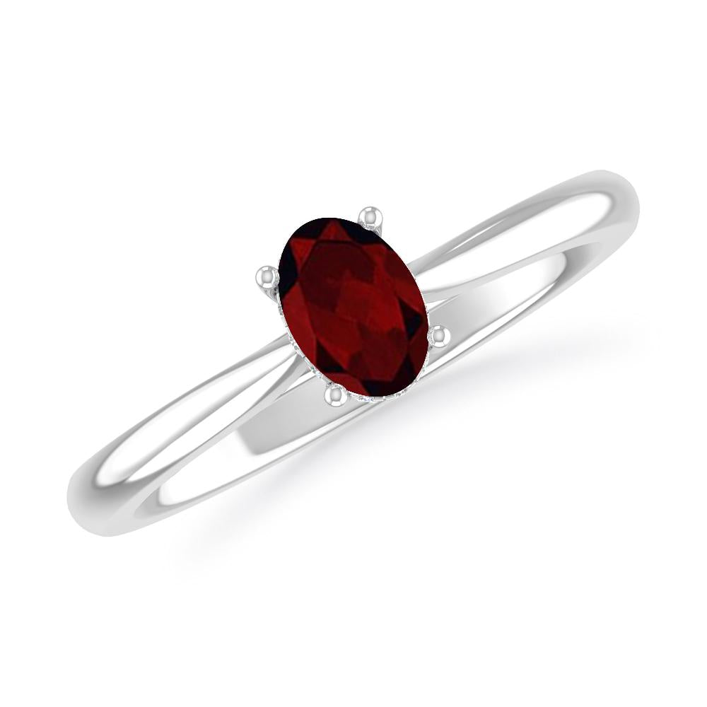 White Gold - Garnet