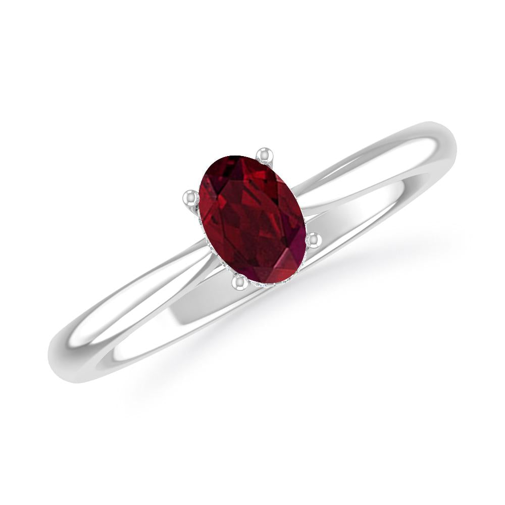 White Gold - Garnet