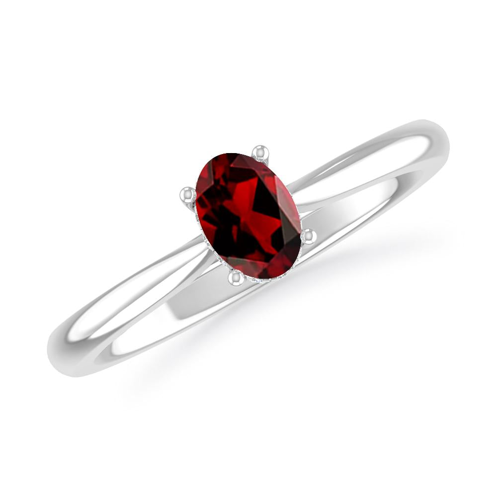 White Gold - Garnet