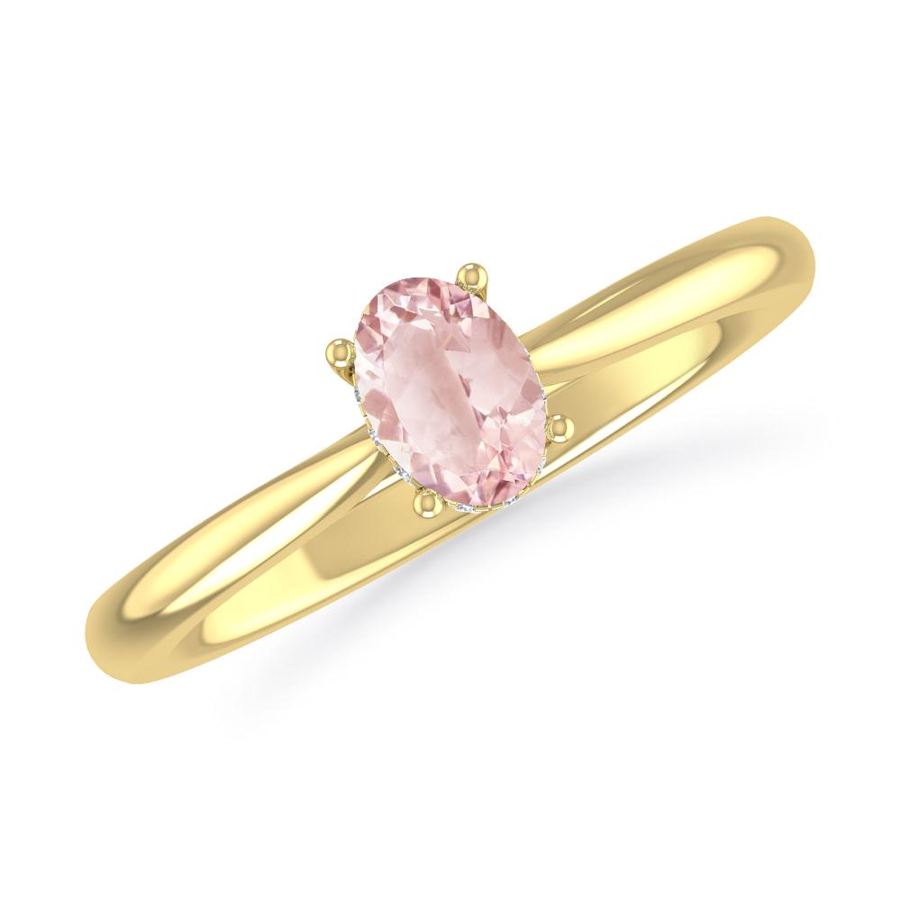 Yellow Gold - Morganite