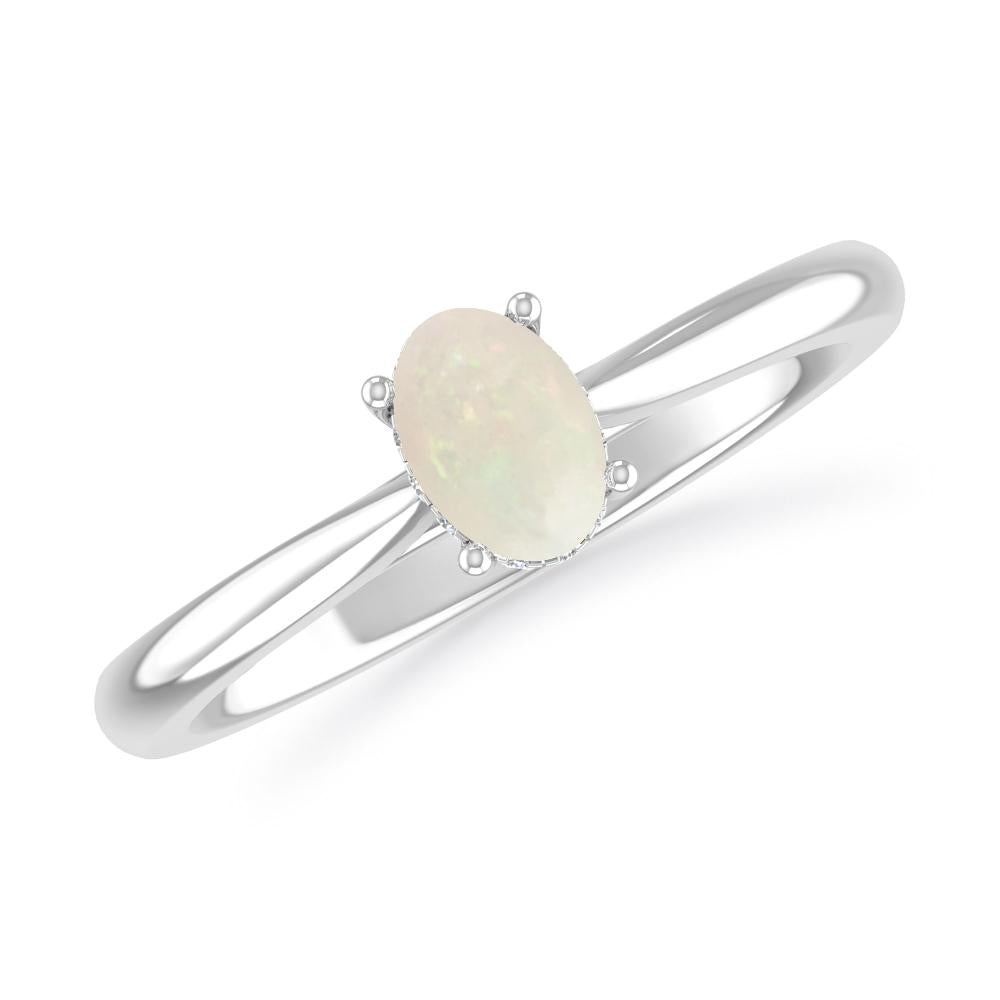 White Gold - Opal