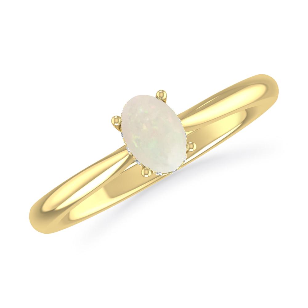 Yellow Gold - Opal