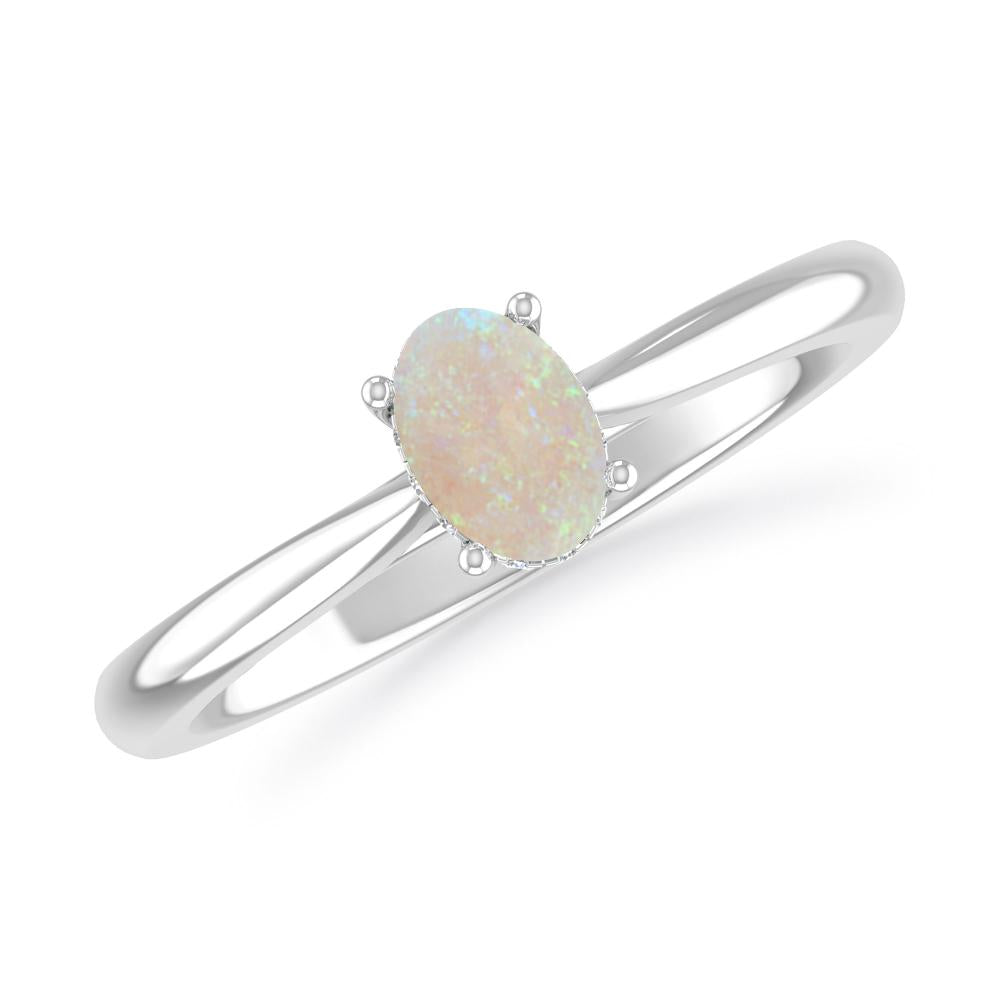 White Gold - Opal