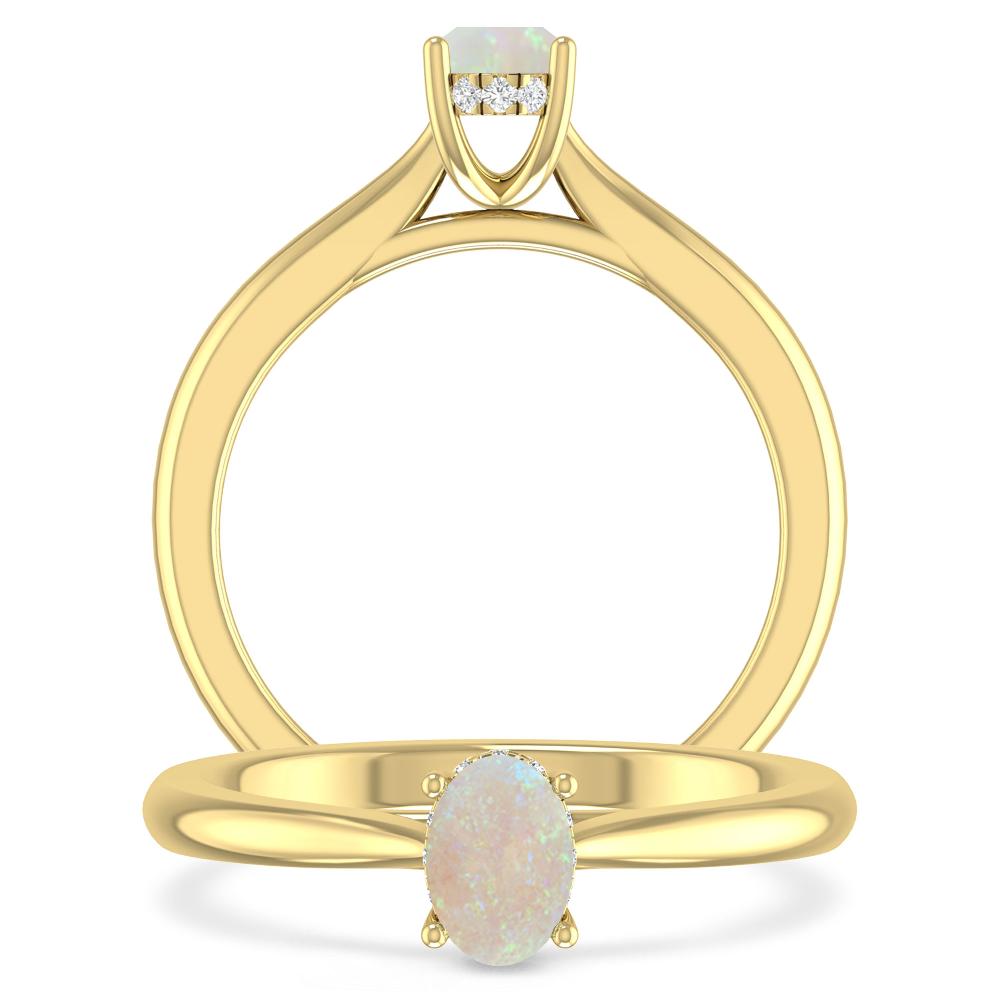 Yellow Gold - Opal